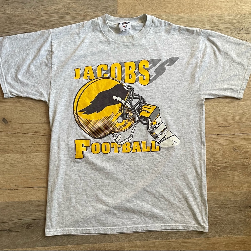 Vintage Jerzees Jacobs Football 90s T Shirt